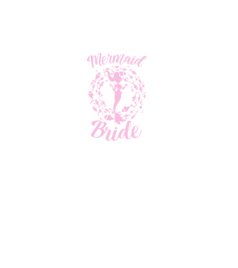 Mermaid Bride model turcoaz pe tricou
