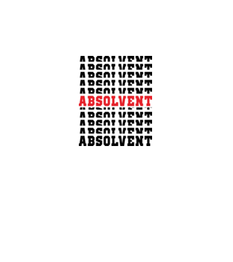 absolvent 2022 model alb pe tricou