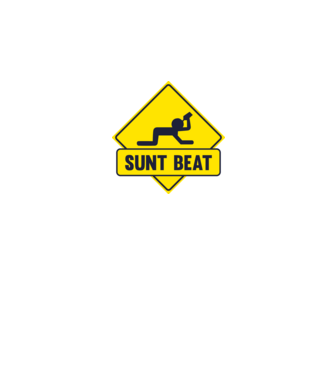 Sunt beat model alb pe tricou