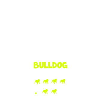 trucuri ale unui bulldog englezesc încăpățânat stai, culcă-te, întoarce-te, vino, adu, bate palma, rămâi model negru pe tricou