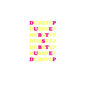 Dubstep model negru pe tricou