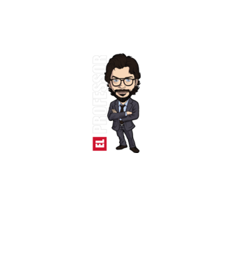 el professor drawing model negru pe tricou