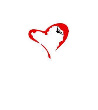 heartclimb model alb pe tricou