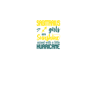 Sunshine with Hurricane SAGITTARIUS model negru pe tricou