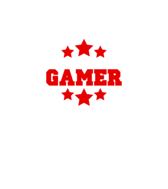 Natural born gamer model negru pe tricou
