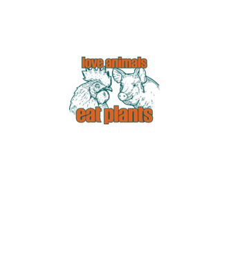 love animals model alb pe tricou