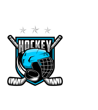 Hockey model negru pe tricou