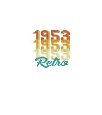 Retro 1953 model albastru jeanși pe tricou