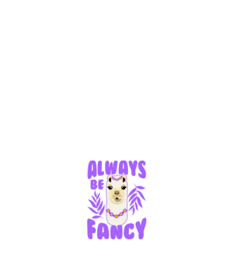 Always be fancy model negru pe tricou