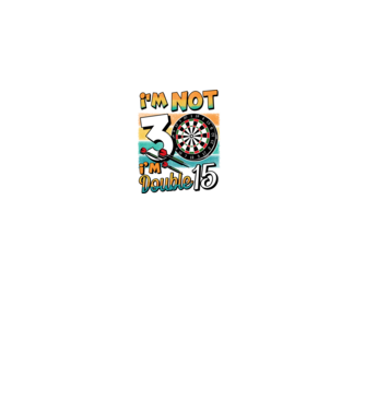 Darts Birthday 30 years old model negru pe tricou