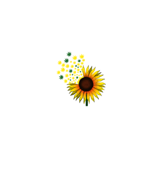 Sunflower Weed model alb pe tricou