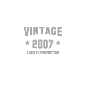 Vintage - 2007 model roșu pe tricou