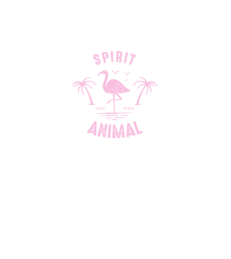 SPIRIT ANIMAL model negru pe tricou