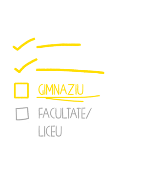 Cheklist educație - Școala primară negru model alb pe tricou