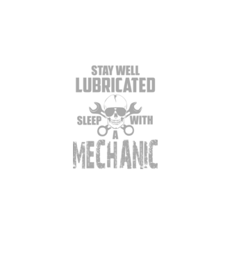 Stay well lubricated model negru pe tricou