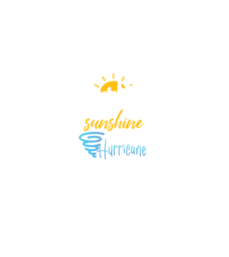 September Girls are Sunshine mixed with a little Hurricane model negru pe tricou