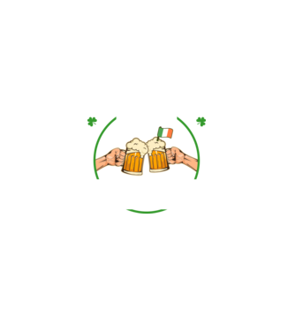 'I''ll be irish' model negru pe tricou