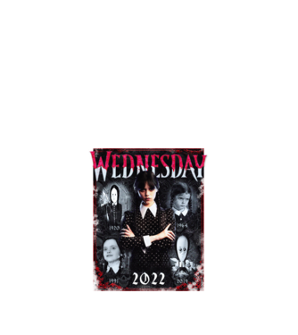 WEDNESDAY multi all time model negru pe tricou