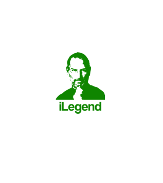 iLegend Steve Jobs model alb pe tricou