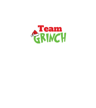 Team Grinch model negru pe tricou