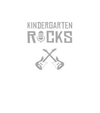 Kindergarten rocks model verde neon pe tricou