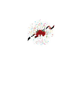 Bride Squad model alb/roșu pe tricou