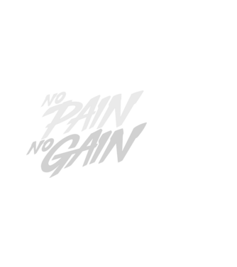 No Pain No Gain typography model negru pe tricou