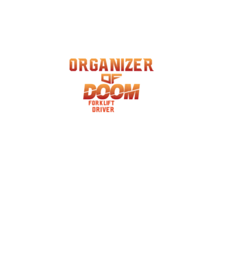 organizer of DOOM model negru pe tricou