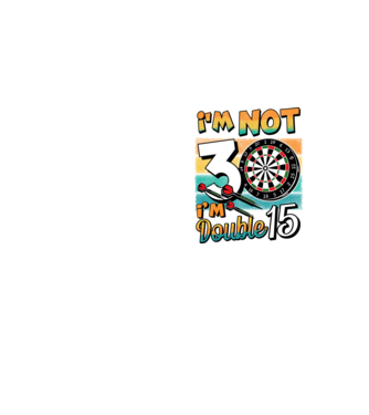 Darts Birthday 30 years old model galben neon pe tricou