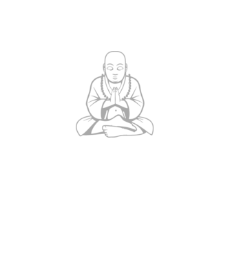 monk outline model negru pe tricou