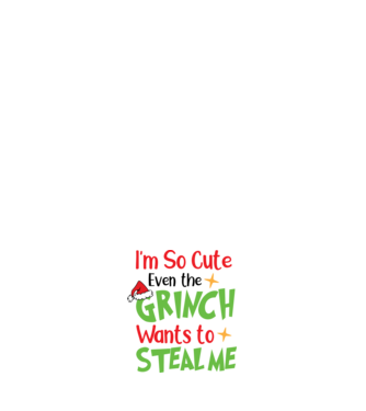 So cute Grinch model negru pe tricou