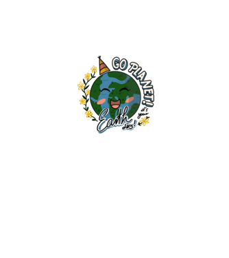 Go planet model alb pe tricou