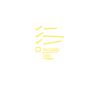 Cheklist educație - Gimnaziu negru model negru pe tricou