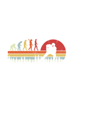 Hockey evolution model alb pe tricou