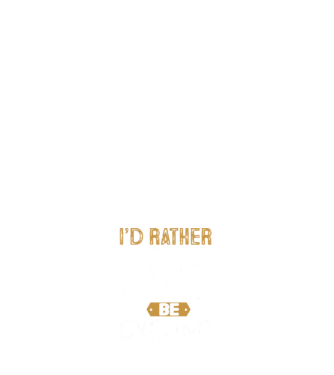 I'd rather be cycling model alb pe tricou