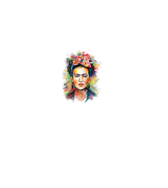 Frida Kahlo model roz deschis pe tricou