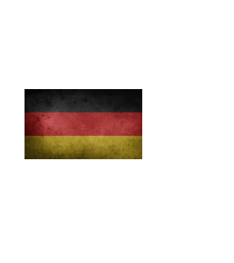 GERMANY model alb pe tricou