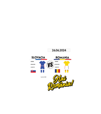 SLO-ROU euro 2024 calendar model negru pe tricou
