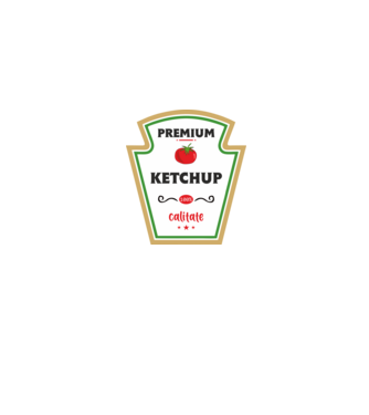 ketchup premium - calitate model albastru jeanși pe tricou