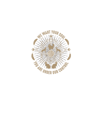 We want your soul model negru pe tricou