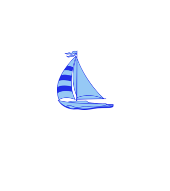 Vapor model albastru deschis pe tricou