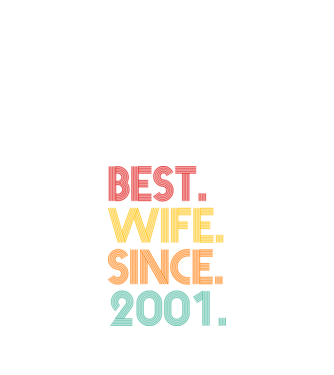 best wife since 2001 retro model negru pe tricou