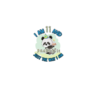 PANDASTIC 11 model alb pe tricou