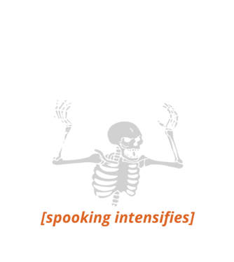 Spooking intensifies model negru pe tricou