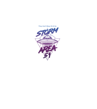 storm area 51 ufo purple model alb pe tricou
