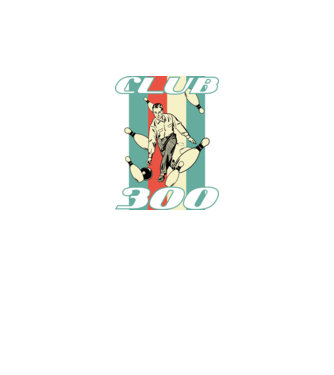 club300 model negru pe tricou