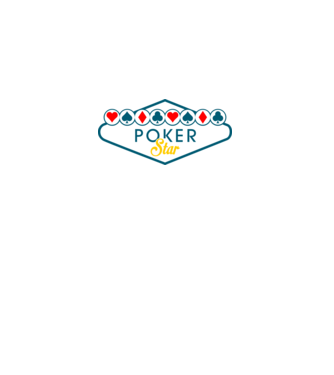 Star Poker model albastru închis pe tricou