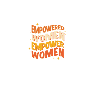 Empowered women empower women model negru pe tricou