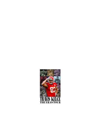 Taylor Swift Eras Travis Kelce model alb pe tricou