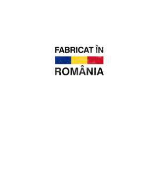 Fabricat în România model negru pe tricou